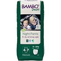 Bambo Nature Dreamy Boy - Pantalones de noche de primera calidad- para niños de 4 a 7 años- talla mediana (15 a 35 kg)
